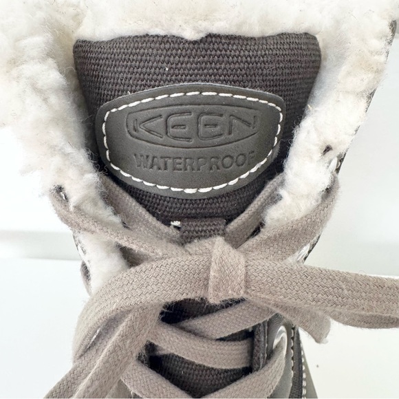 Keen Women’s Elsa Lace Up Waterproof Boots Olive Green Size 6 - Picture 9 of 11